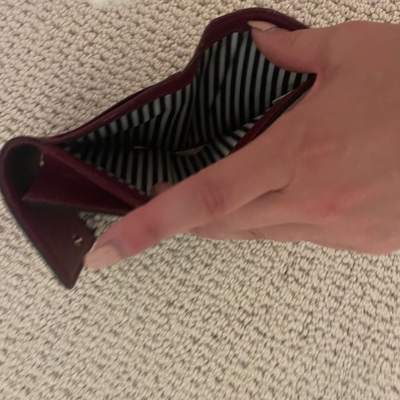 Burgundy Tavy Small Wallet - Picture 6 of 6